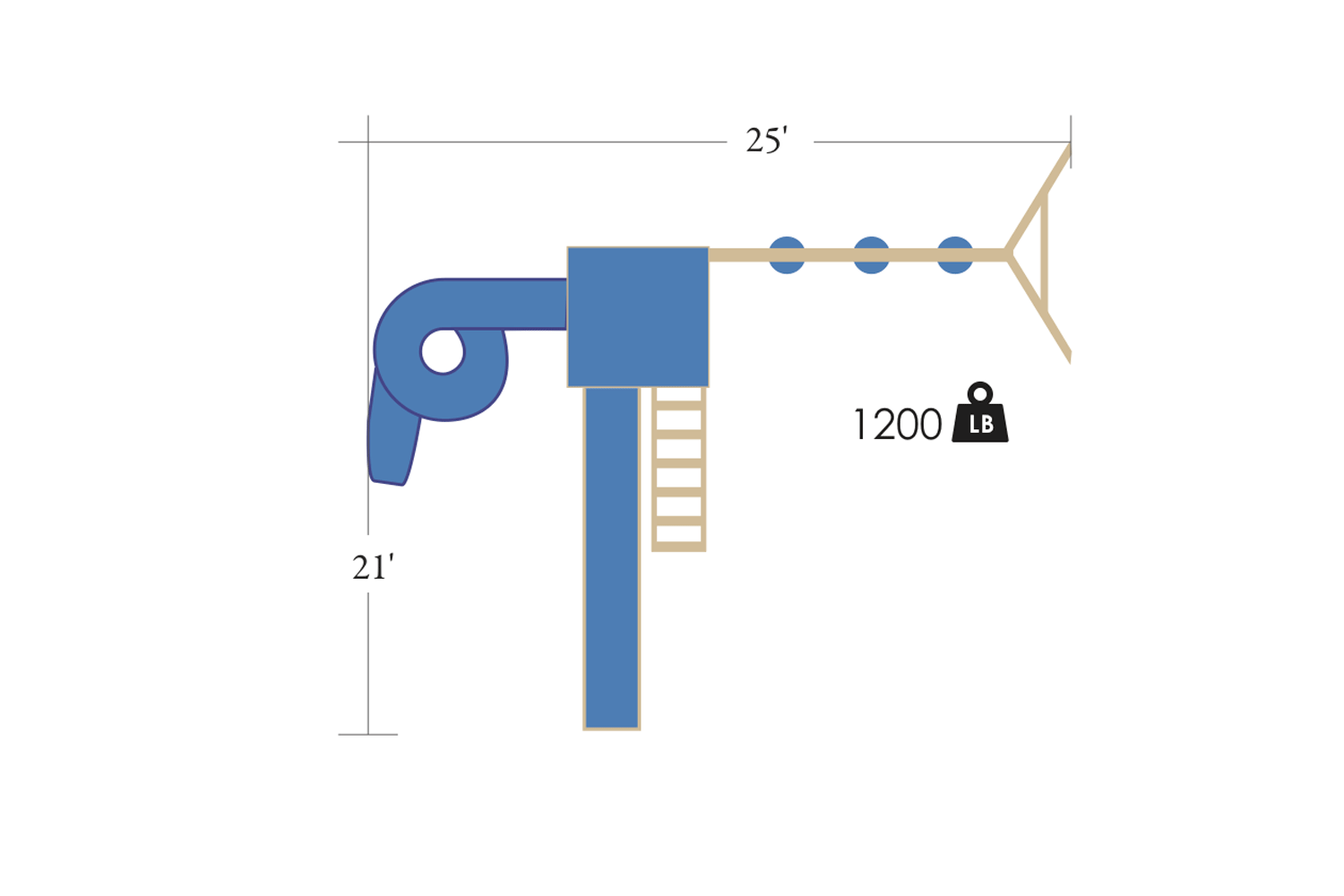 Deluxe 4' x 4' Tower Vinyl Playsets Lancaster & York, PA