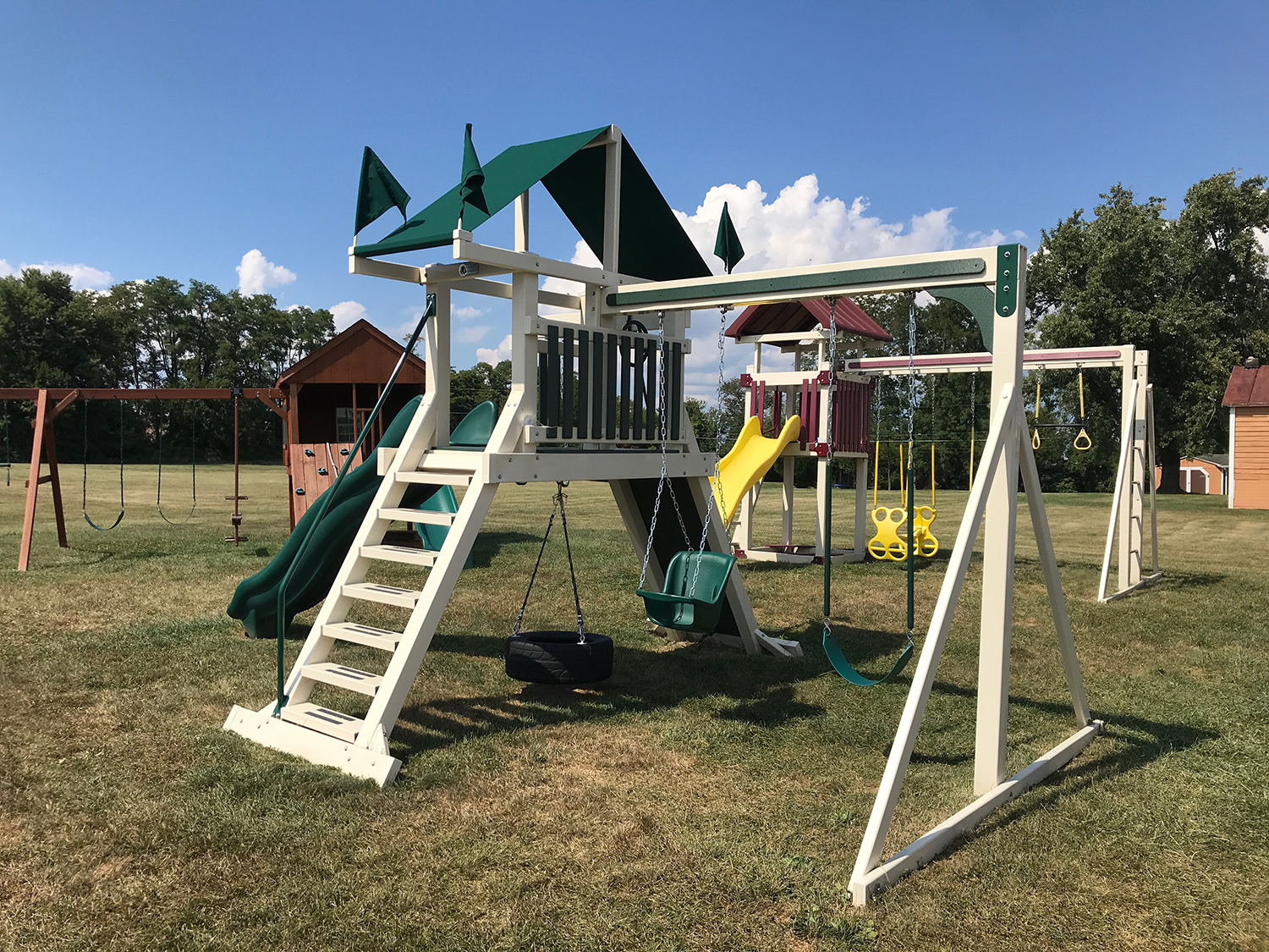 amish direct made lancaster county playset quality swing kingdom