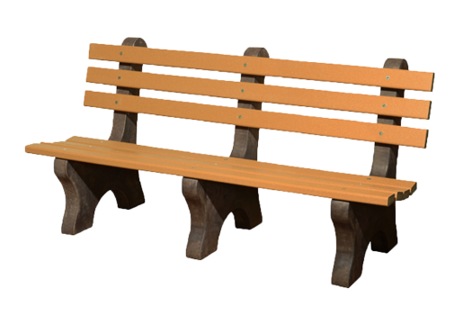 heavy duty park benches recycled plastic and concrete