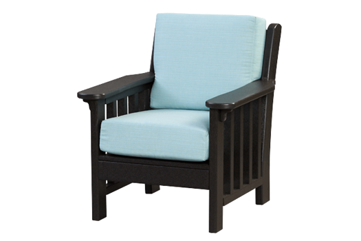 deep seating poly recycled chair sunbrella frabric