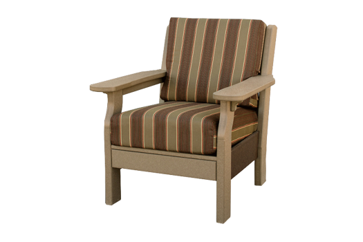 deep seating poly chair amish made