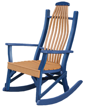 recycled poly bentwood rocking chairs