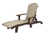 recycled poly seaaira chaise lounge adjustable with arms 