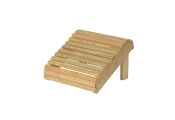 wooden rolled foot rest 