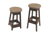 patio stool collection amish made recycled plastic poly